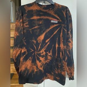 Vans x Nintendo bleach tie dyed